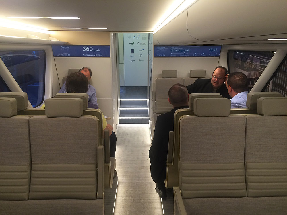 Inside Aeroliner3000 – train concept by DLR and Andreas Vogler Studio