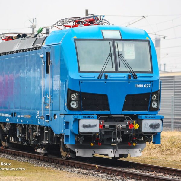 Smartron 80 027 of Bulmarket Rail Cargo seen at München Allach on 03.03.2023 © Timothée Roux