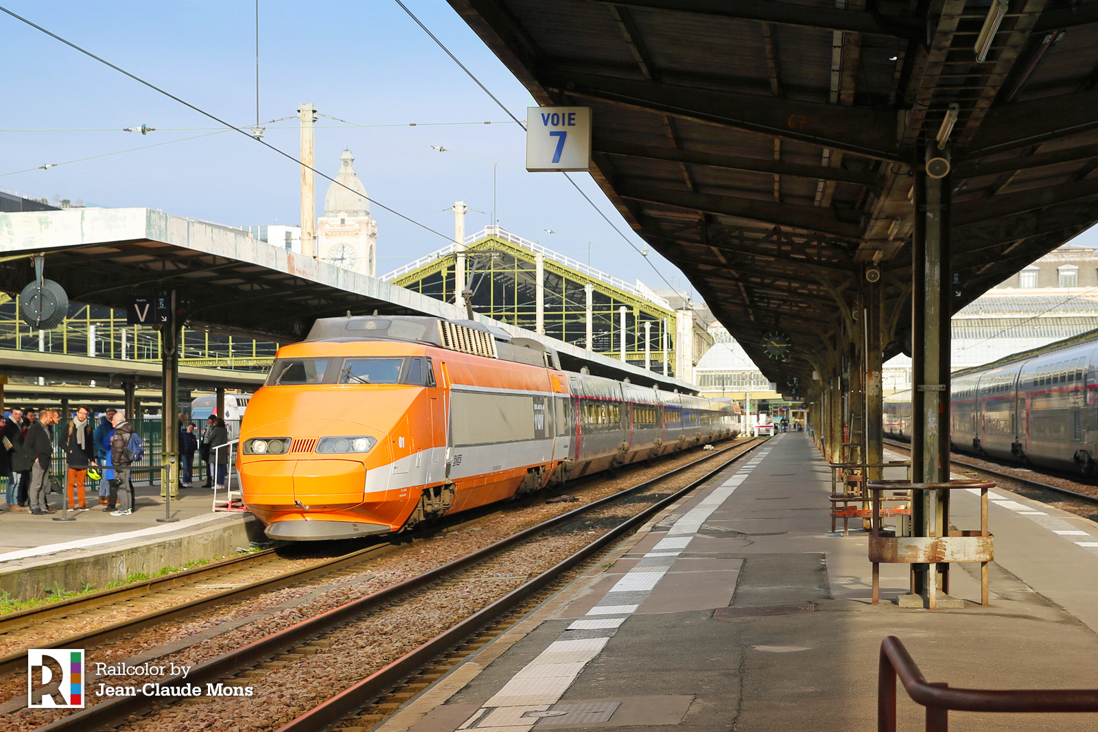 Fr Sncf A Colourful Farewell For Patrick A K A Tgv 01 Updated Railcolor News