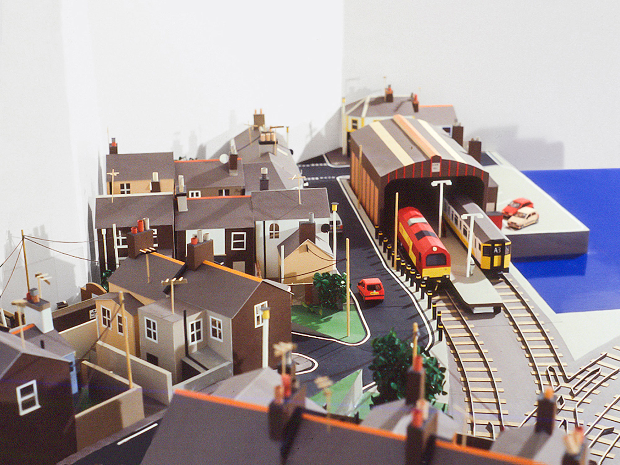 11 x Bastelset KIT H36 houses landscape figuras scale 1/1000 TOP for tiny train 